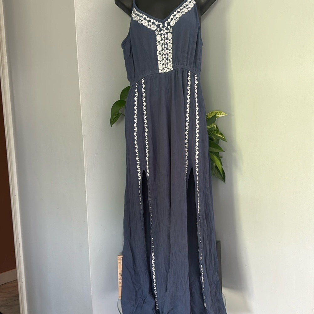 🍍AMERICAN RAG G SPLIT LEG ROMPER🍍sz Large🍍pit to pit 18”🍍length 48”🍍LK